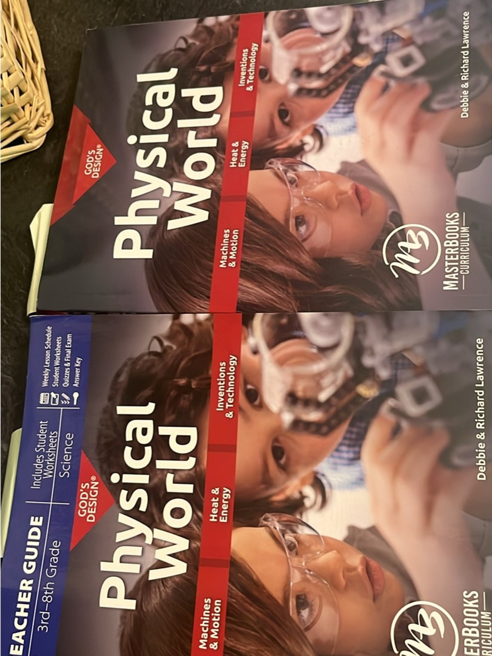 Physical World Textbook and student worksheets